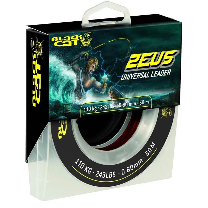 BAS DE LIGNE SILURE BLACK CAT ZEUS UNIVERSAL LEADER 3 BAS DE LIGNE SILURE BLACK CAT ZEUS UNIVERSAL LEADER
